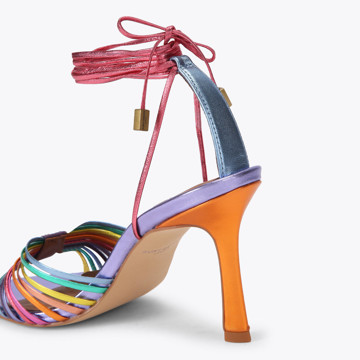 Kurt Geiger | Sandalias de Tacón Multi Strap Tie Multicolor