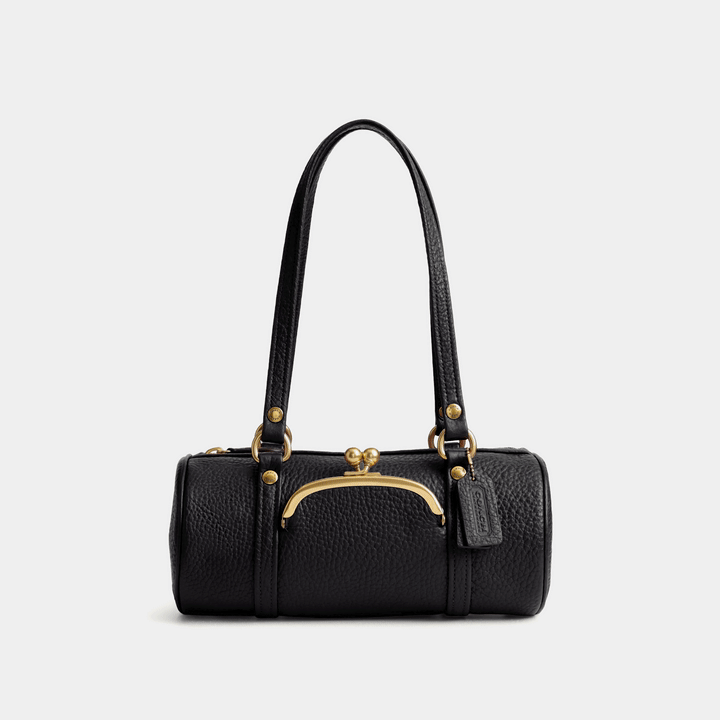 Coach | Bolso Kisslock Barrel 28 de Cuero