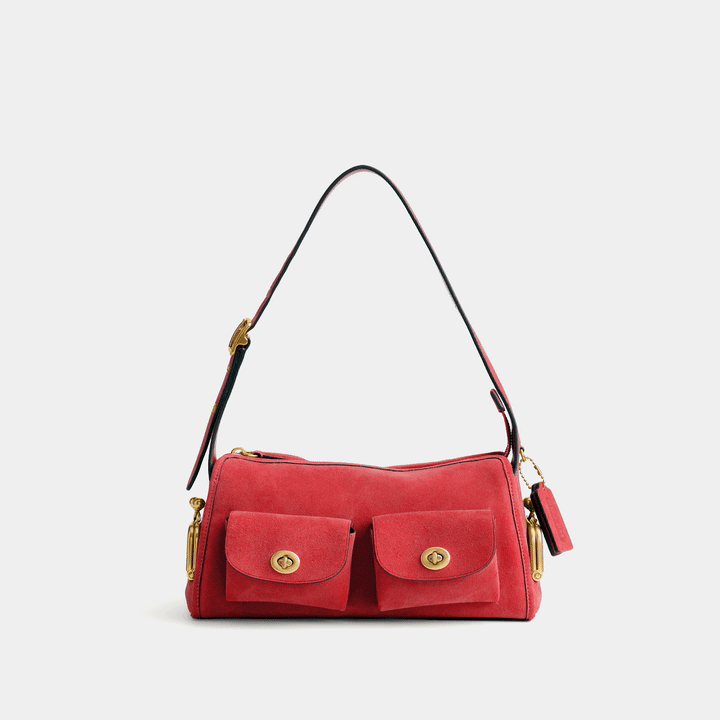 Coach | Bolso Turnlock Haversack 27 de Gamuza