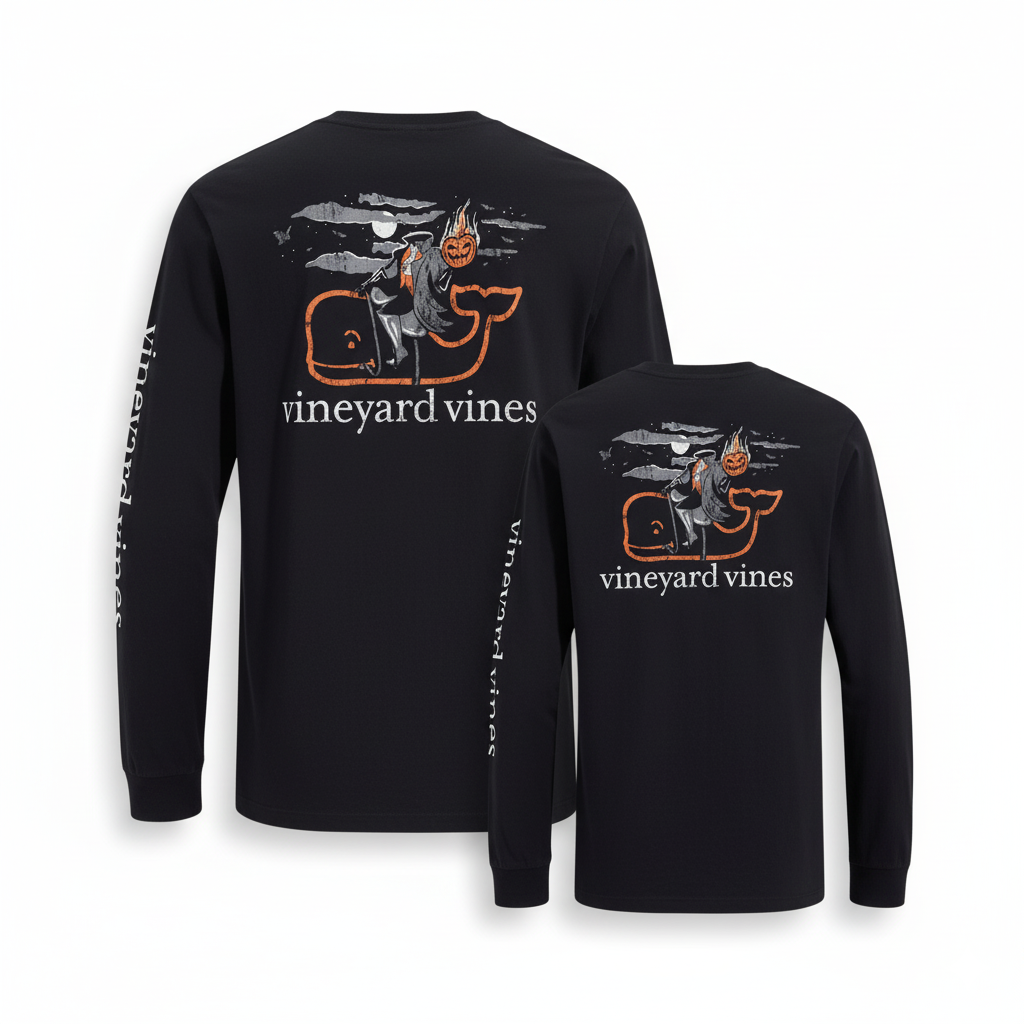 Vineyard Vines | Father & Son Camiseta Manga Larga Horseman Whale