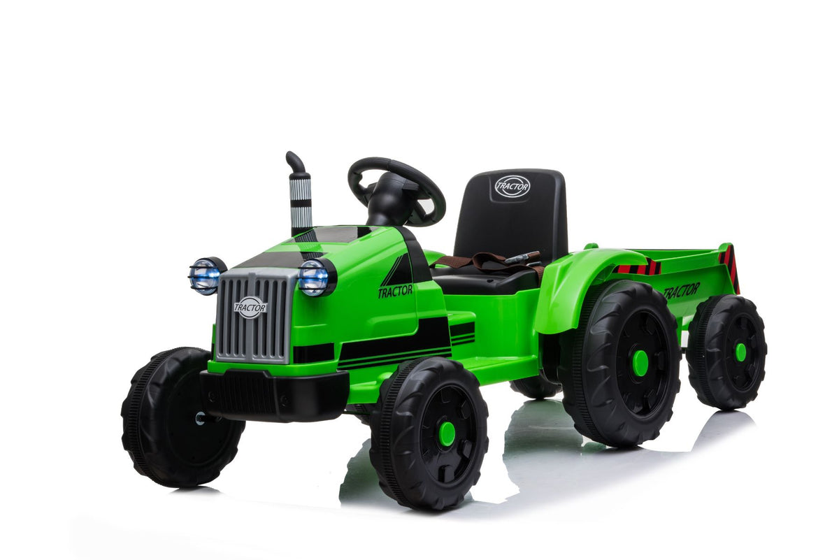 Tractor eléctrico 12v verde