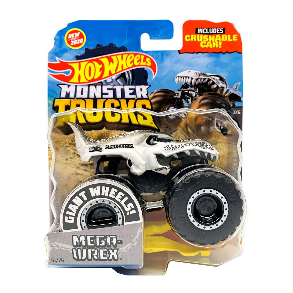Monster Trucks 1:64 Crushable Car - Felix Online