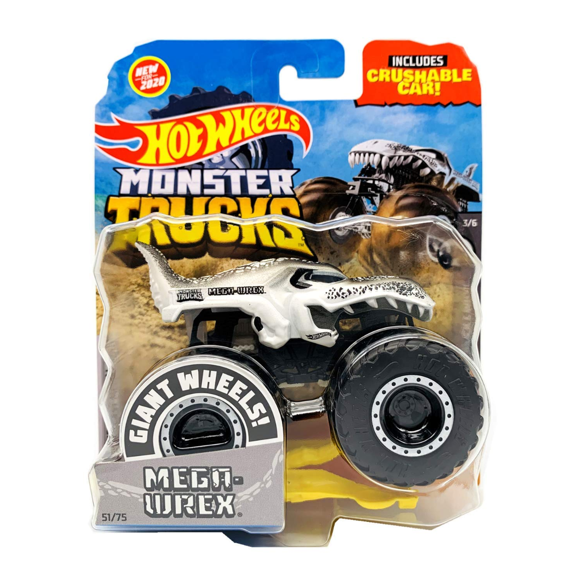 Monster Trucks 1:64 Crushable Car