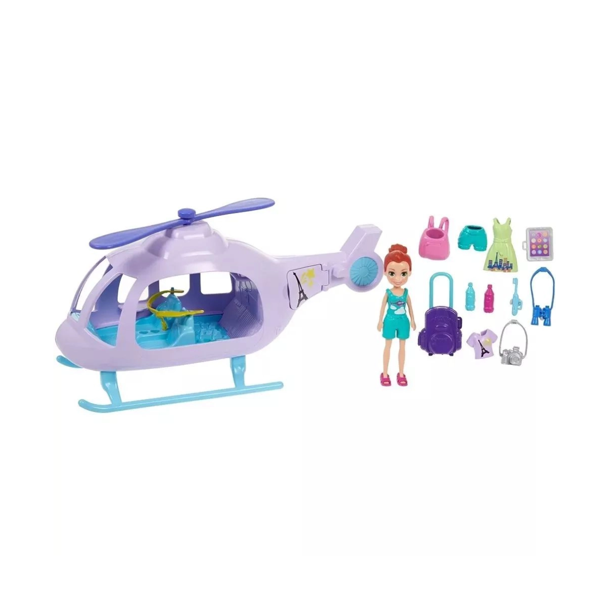 Lat Helicopter Playset