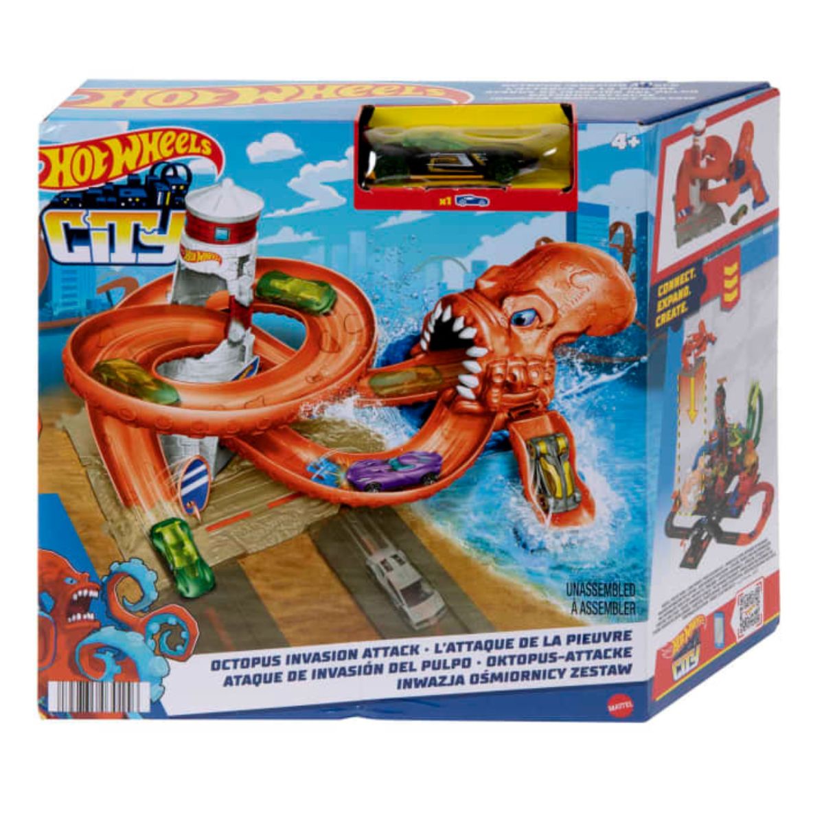 City Octopus Invasion Attack Playset
