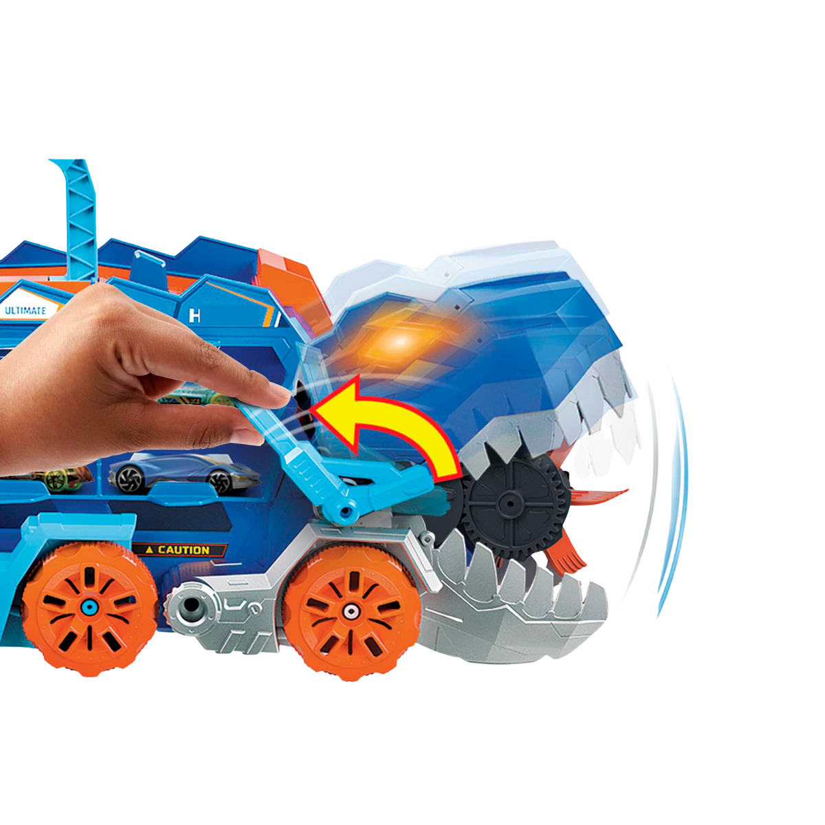 Hot Wheels City Súper Remolque De T-Rex