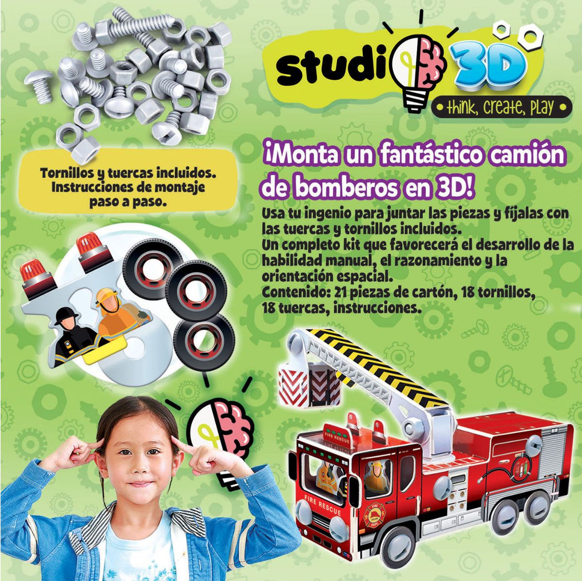 Coche De Bomberos Studio 3D$