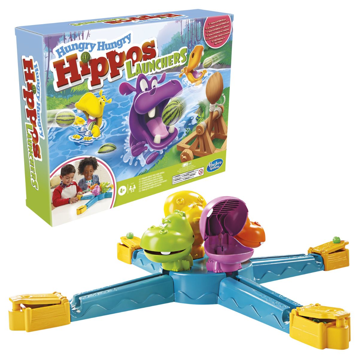 Hungry hippos launchers