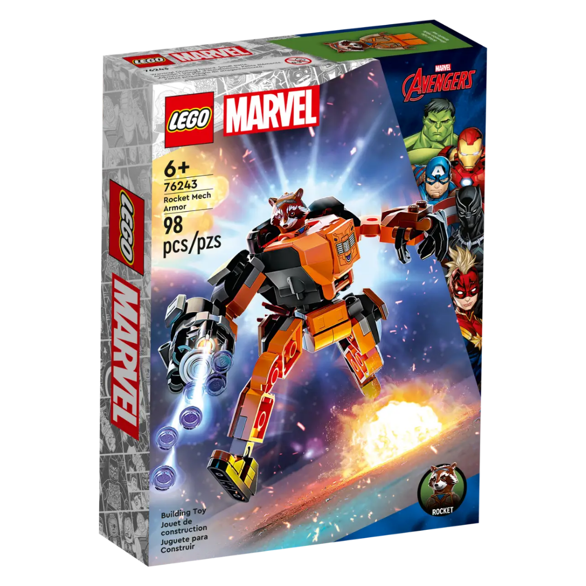 Lego Marvel Rocket Mech Armor