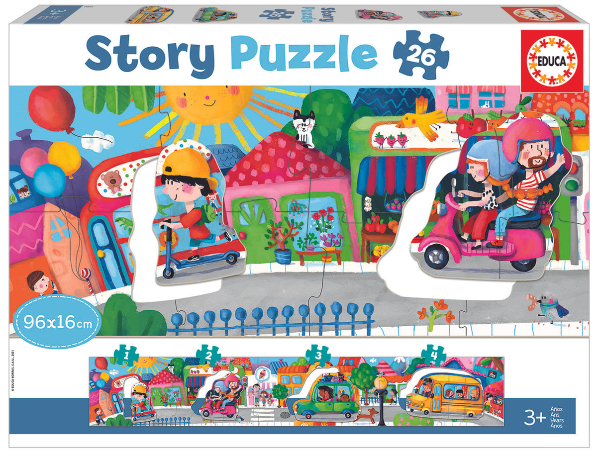 Vehiculos Story Puzzle F