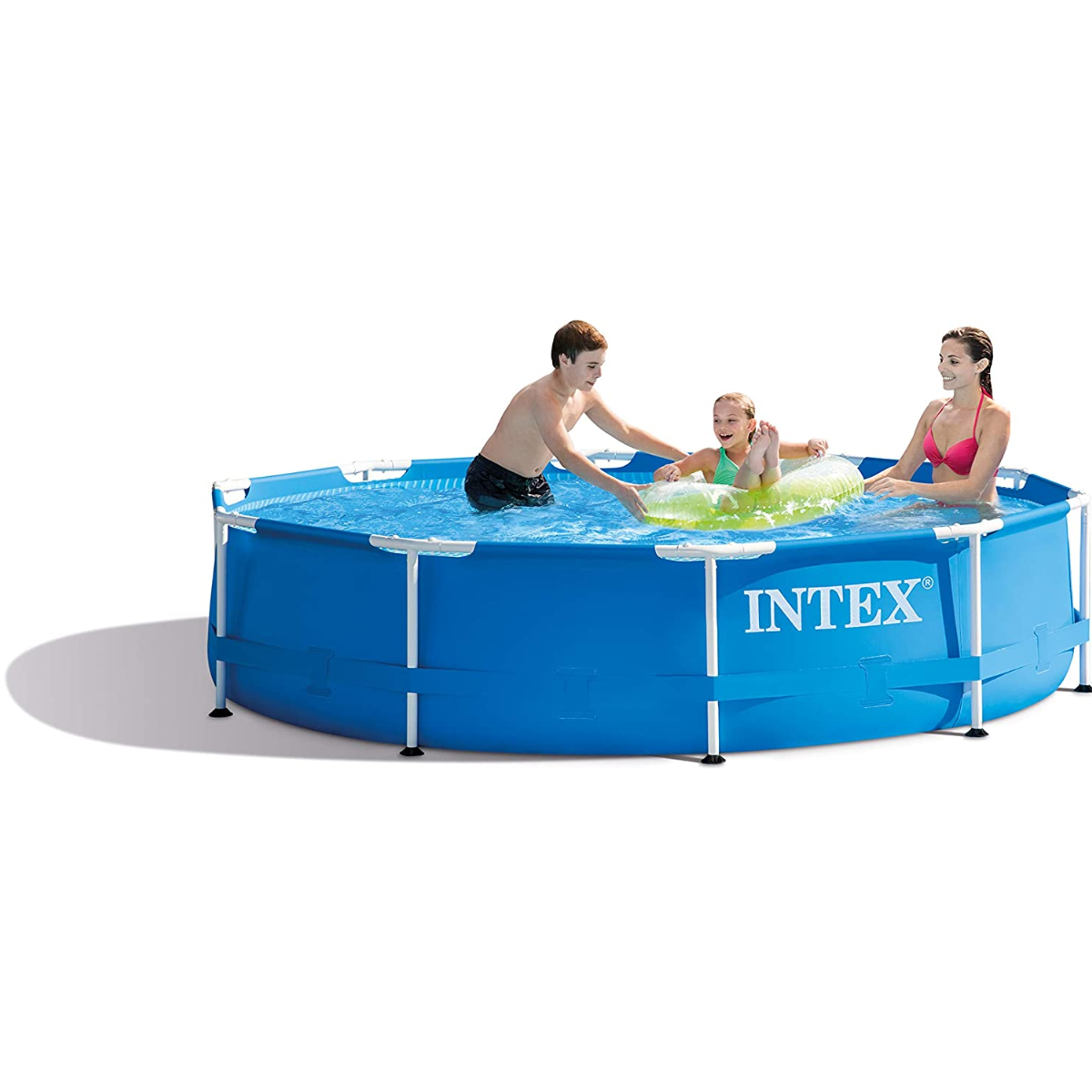  Juego de piscina Intex marco de metal, 10 pies x 30 pulgadas :  Patio, Césped y Jardín