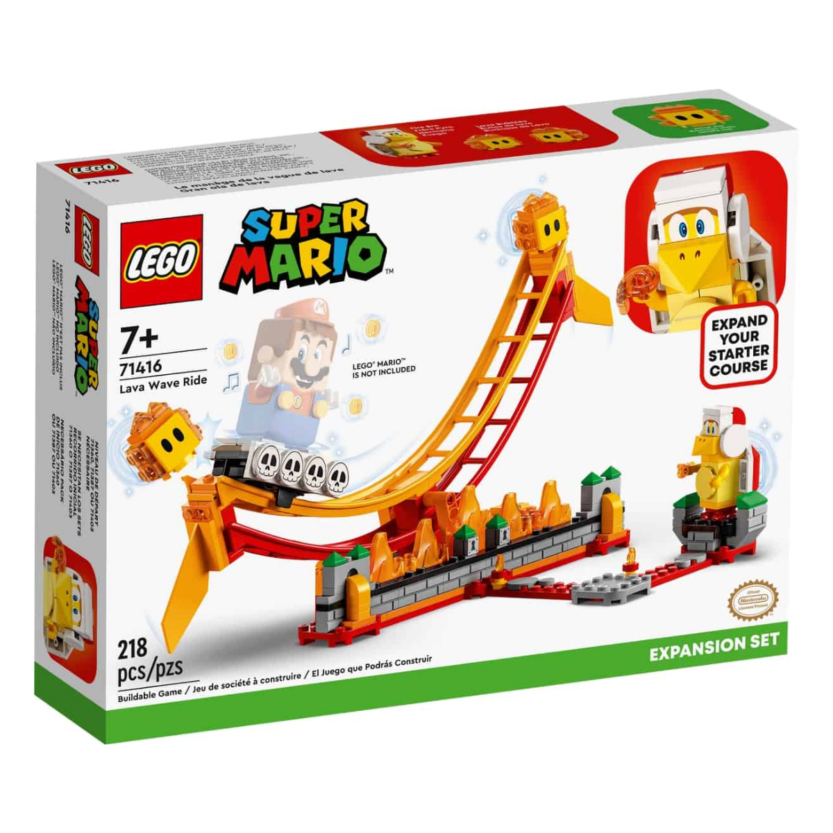 Lego Super Mario Lava Wave Ride