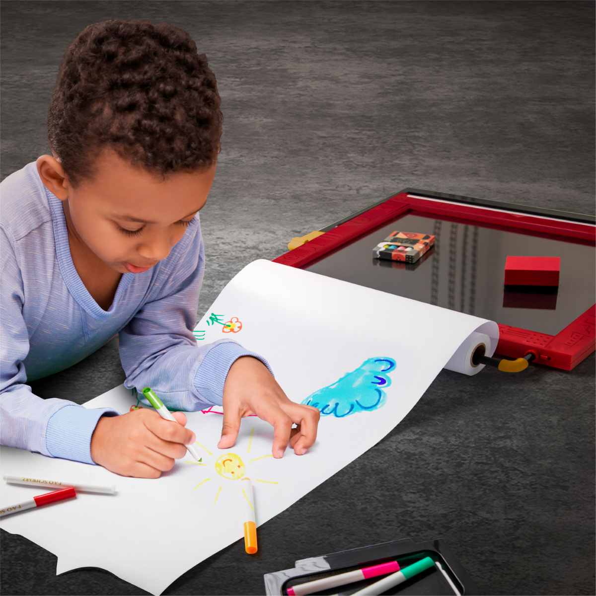 Kid&#39;s Art Tabletop 3-in-1 LED Easel Set