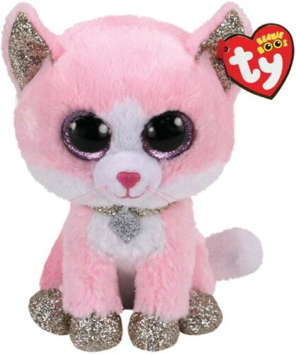 Beanie Boos Fiona Cat Pink Medium