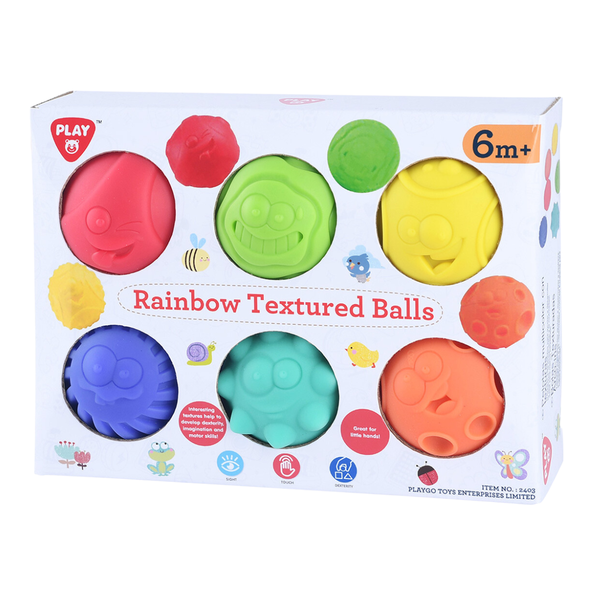 Rainbow Textured Balls