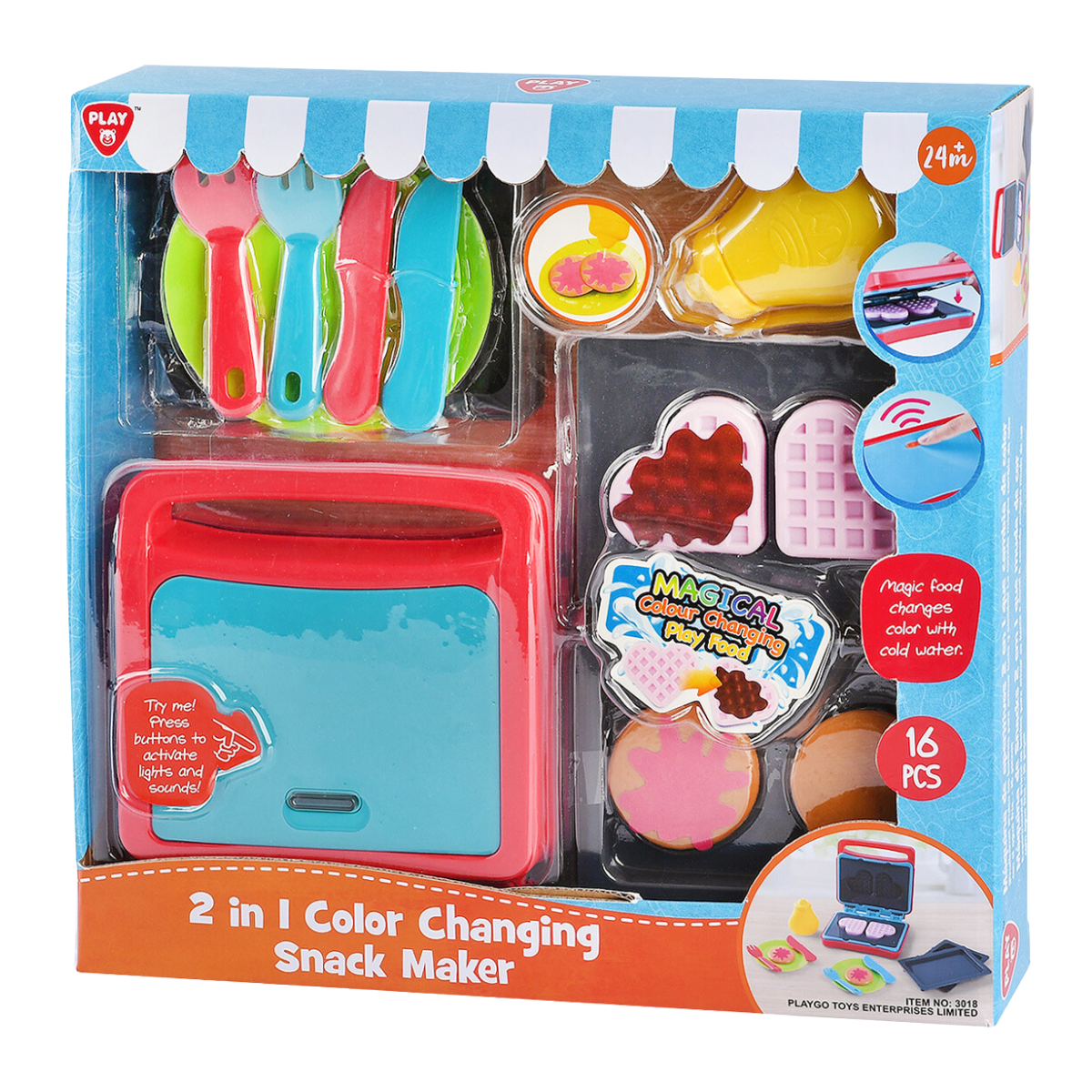 2 in 1 Color Changing Snack Maker
