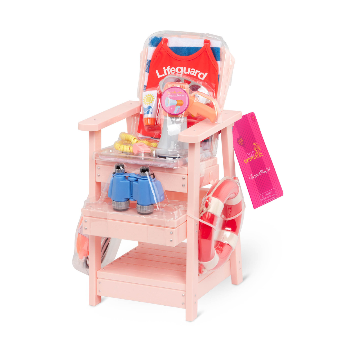 Doll Lifeguard Chair Set