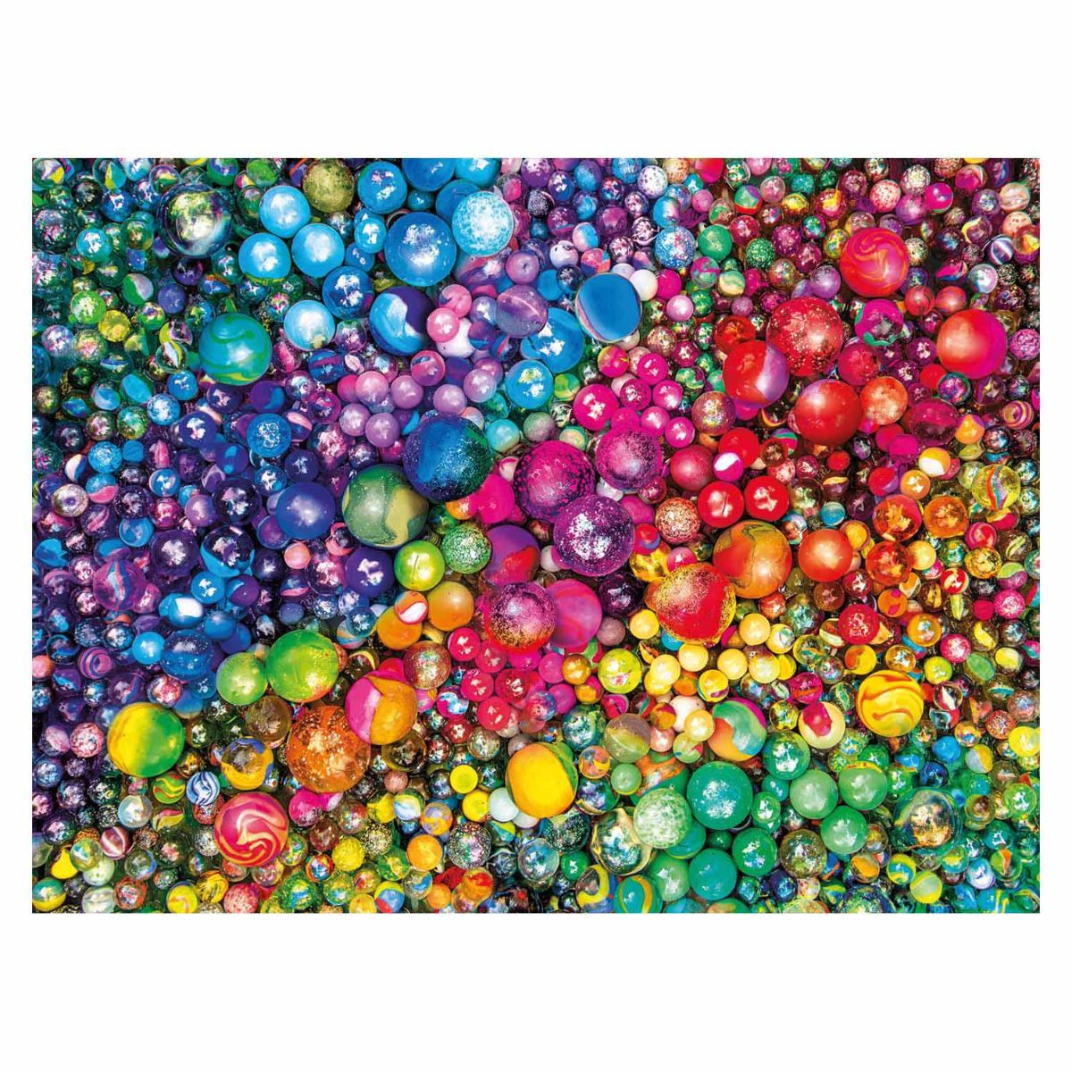 Clementoni Puzzle 1000 Colorboom-Marbles