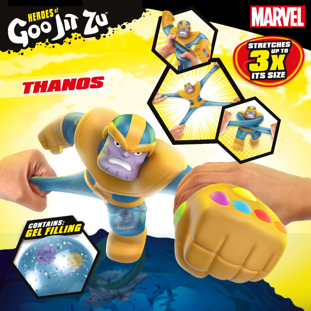 Goo Jit Zu Marvel - Lge Incredible Thanos 20 Cms Scale