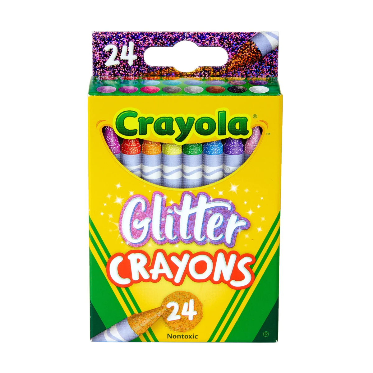 24 Glitter Crayolas