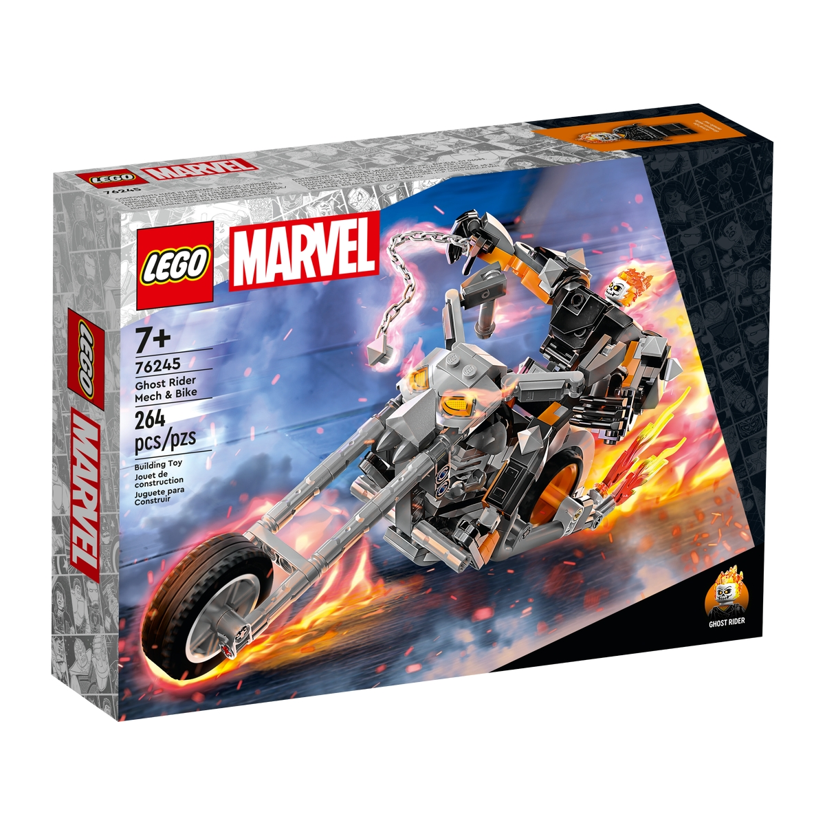 Lego Marvel Ghost Rider Mech &amp; Bike